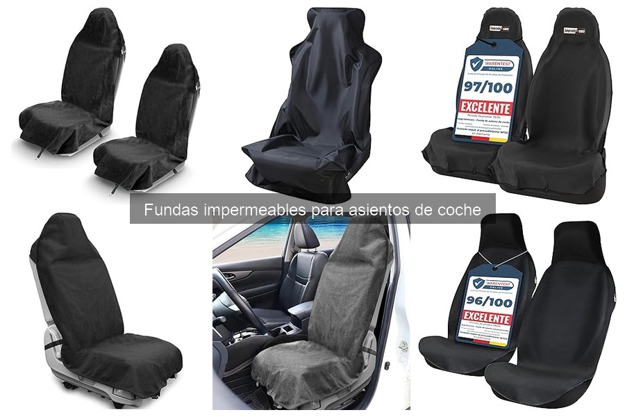 Cómo instalar una funda impermeable en el asiento del coche