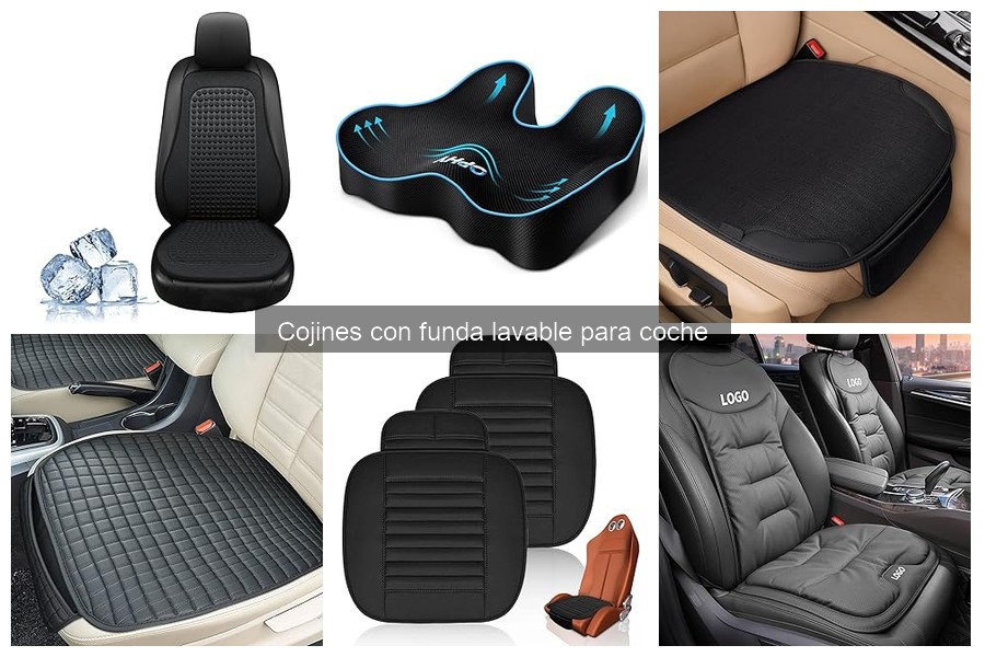 Cómo lavar y mantener cojines con funda lavable para coche