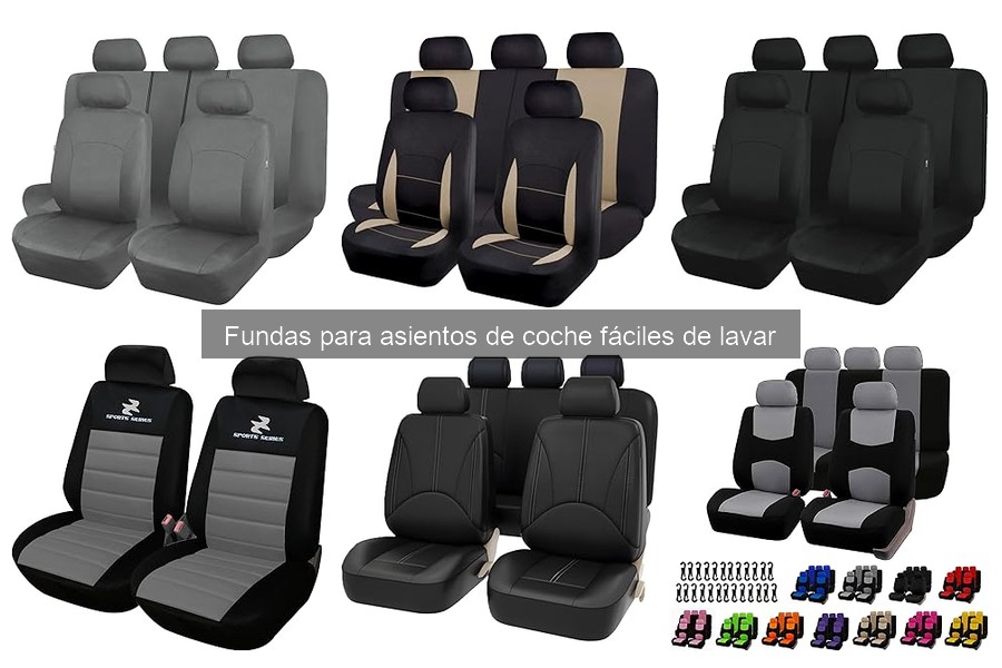 Cómo lavar y mantener fundas para asientos de coche