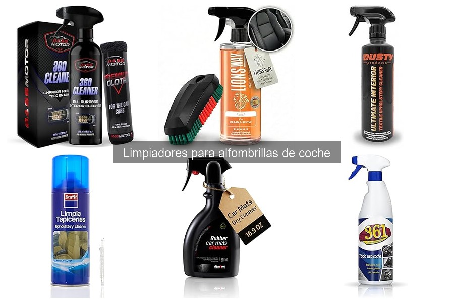 Cómo limpiar alfombrillas de coche: manchas comunes y soluciones