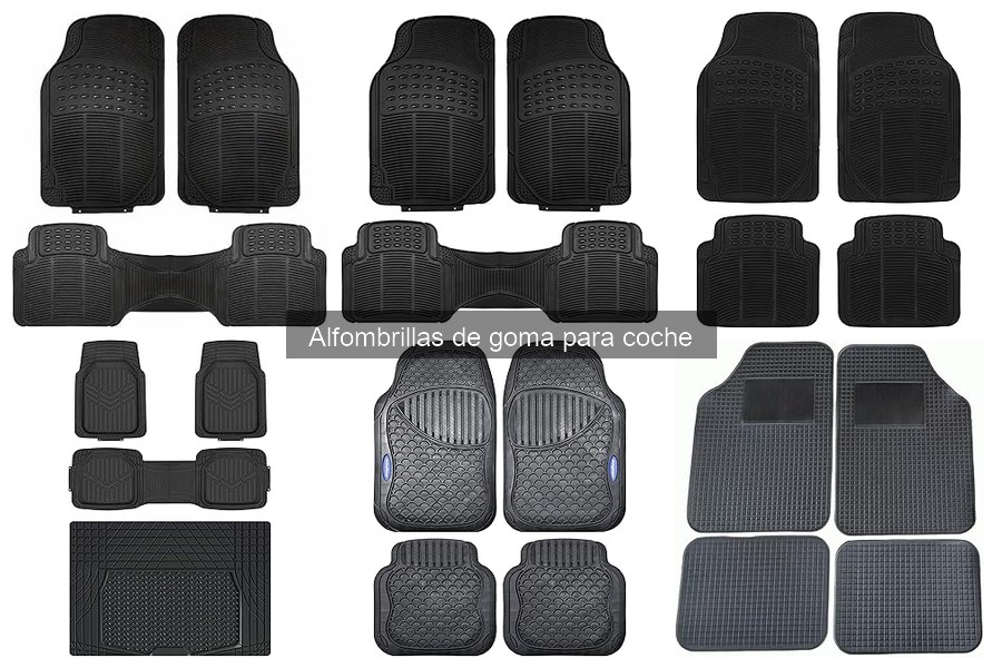 Cómo limpiar y mantener alfombrillas de goma para coche