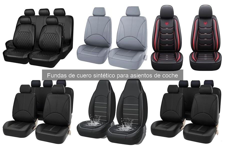 Cómo limpiar y mantener fundas de cuero sintético para coches