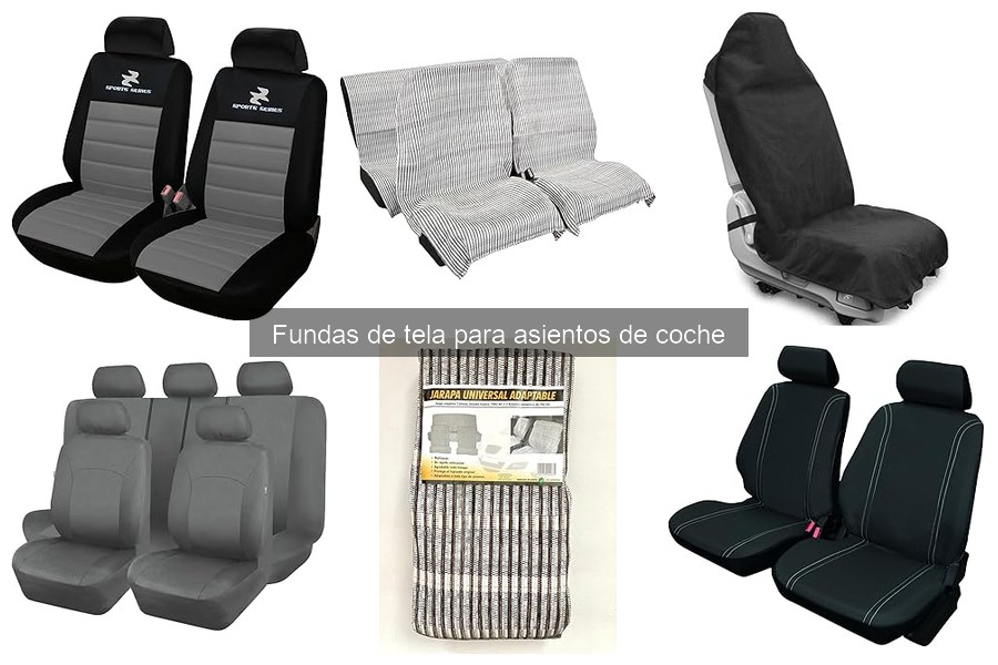 Cómo limpiar y mantener fundas de tela para asientos de coche