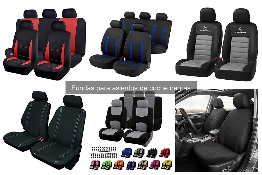 Cómo mantener fundas negras para asientos de coche adecuadamente