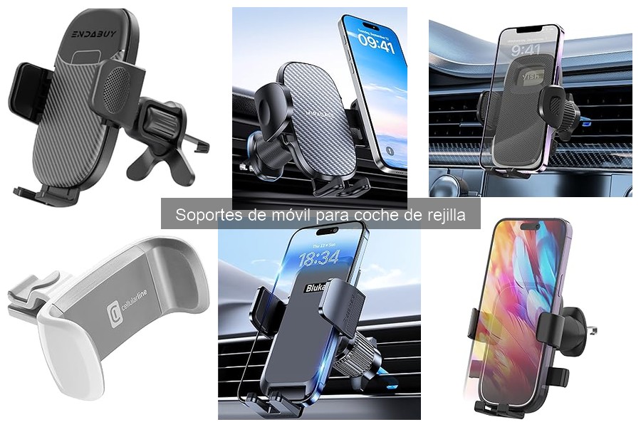Cómo mantener tu soporte de móvil para coche de rejilla