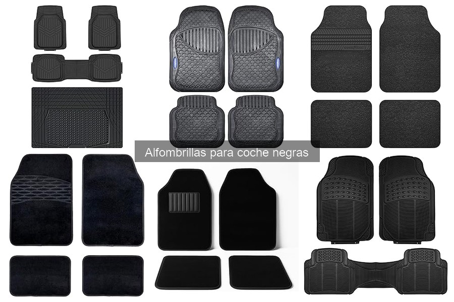Cómo mantener tus alfombrillas negras de coche en perfecto estado