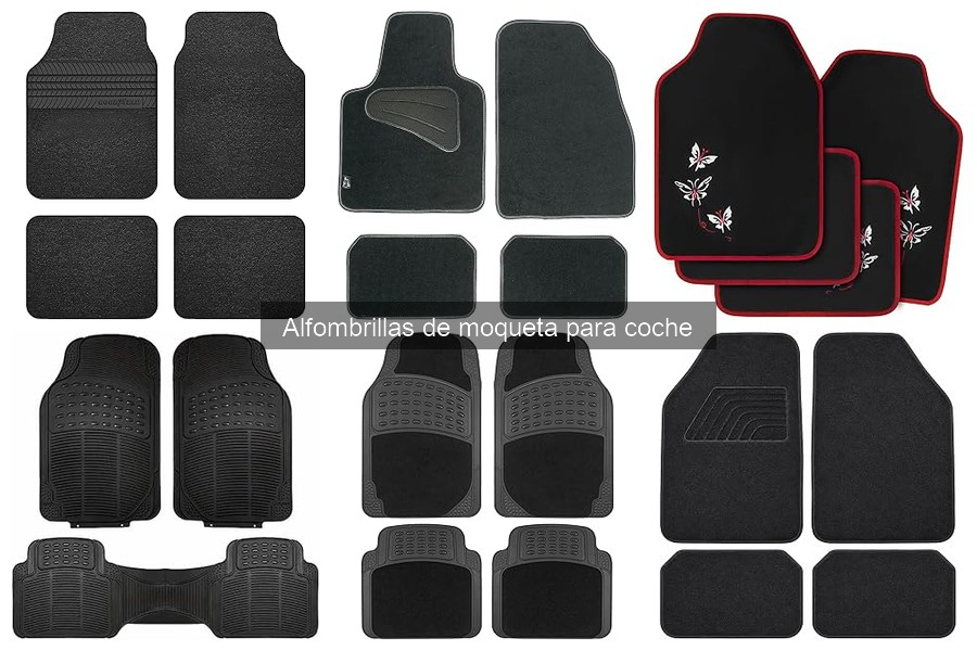 Cómo mantener y limpiar alfombrillas de moqueta para coche