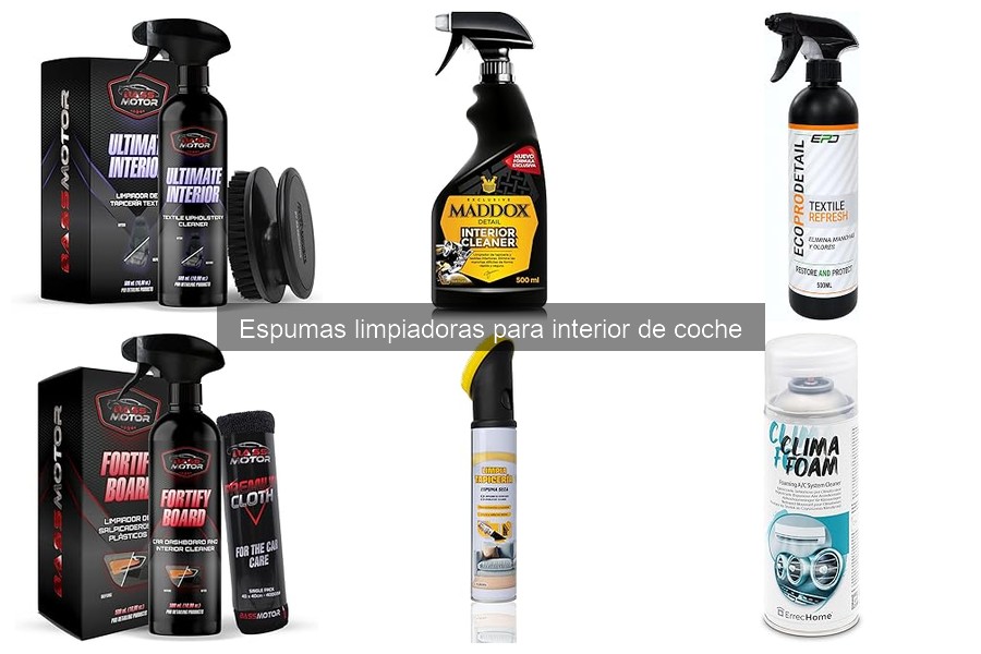 Cómo usar espuma limpiadora para el interior del coche