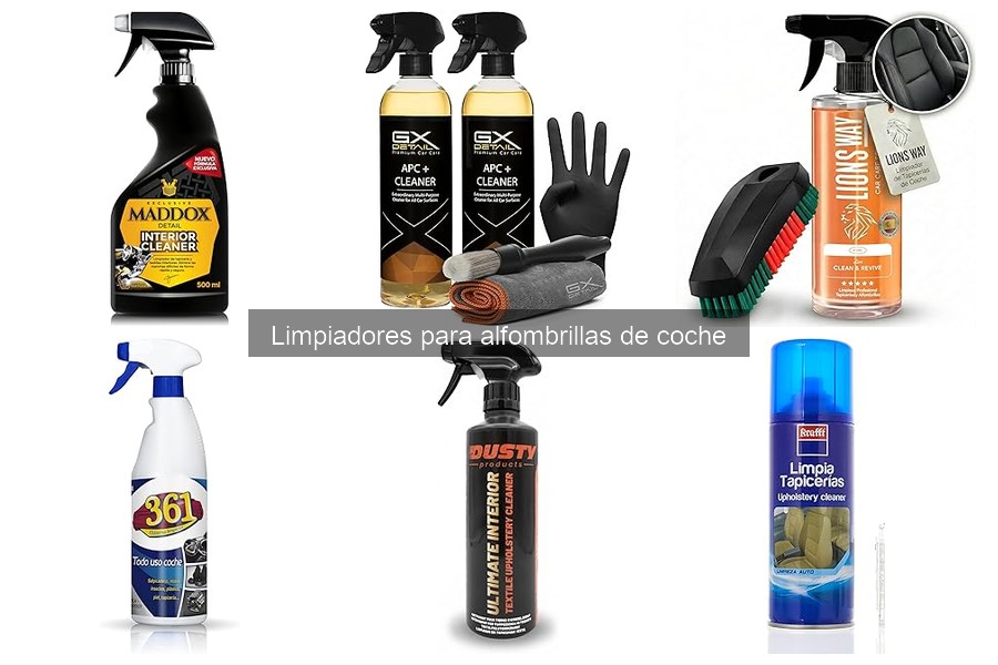 Cómo usar limpiadores para alfombrillas de coche correctamente