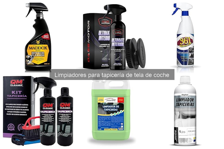 Cómo usar limpiadores para tapicería de tela de coche