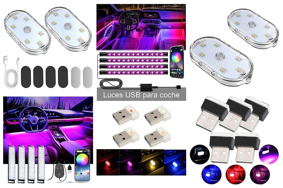 Cómo usar luces USB en el coche: guía práctica y consejos