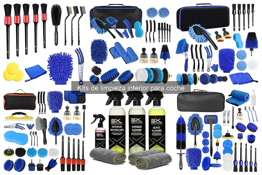 Cómo usar un kit de limpieza interior para coche correctamente