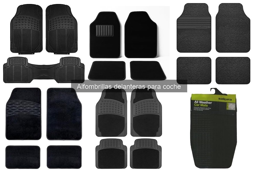 Comparativa: Alfombrillas de goma vs. moqueta para coche