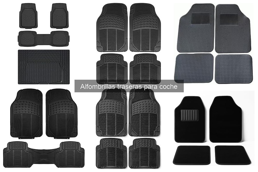 Comparativa Alfombrillas de Goma vs Tela para Coche