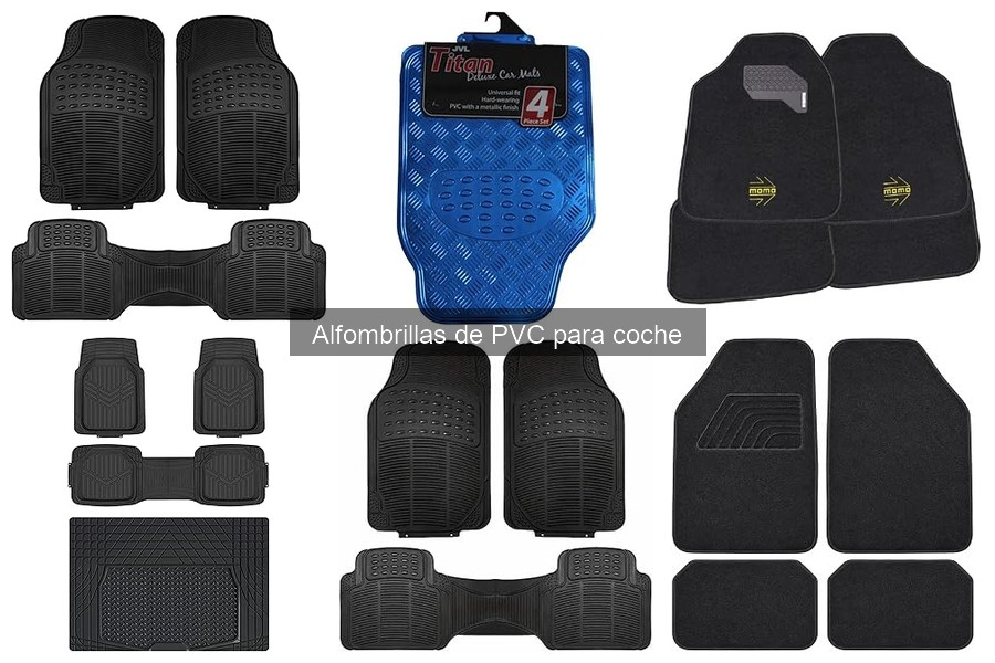 Comparativa: Alfombrillas de PVC vs. Goma para Coche
