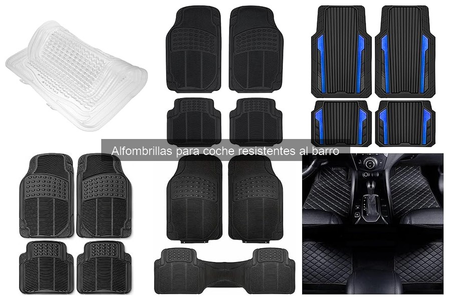 Comparativa: Alfombrillas para coche resistentes al barro vs estándar