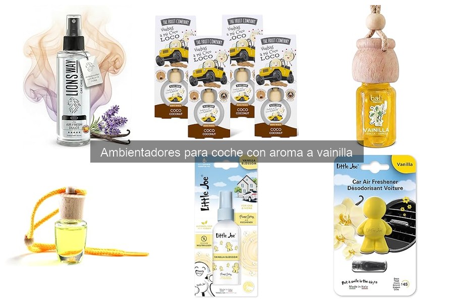Comparativa: Ambientadores de coche vainilla vs otros aromas