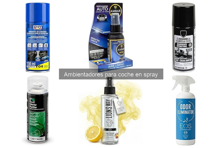 Comparativa: Ambientadores en Spray vs Otros Tipos para Coche