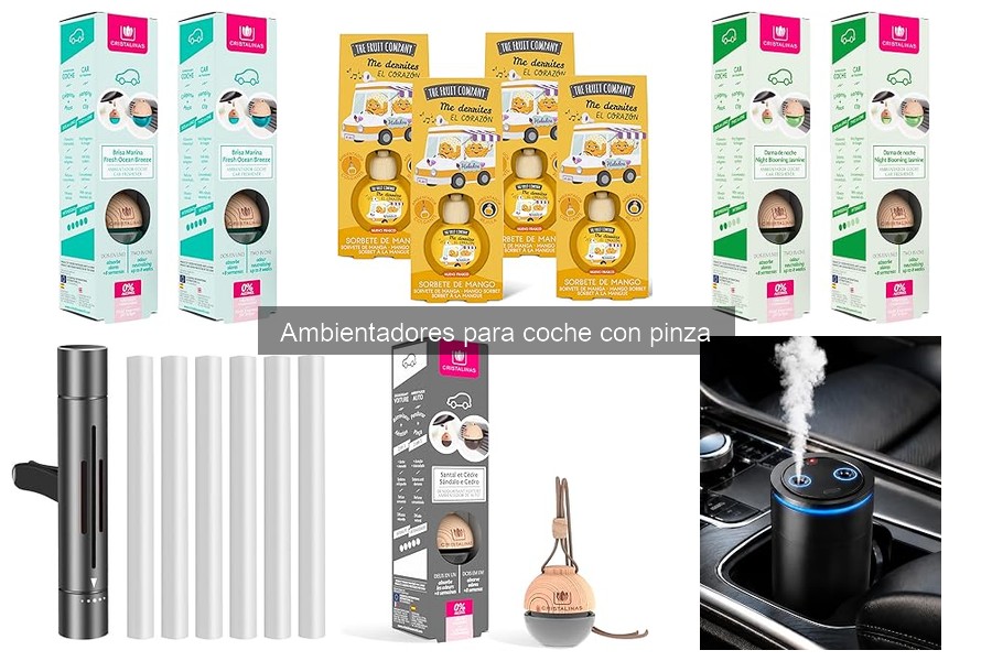 Comparativa: Ambientadores para Coche con Pinza vs Spray