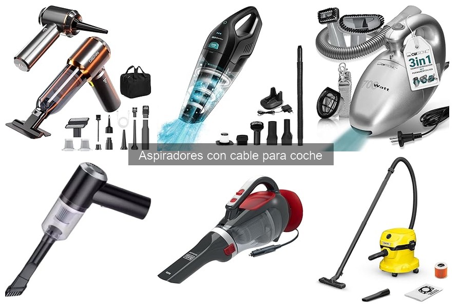 Comparativa: Aspiradores con Cable vs Sin Cable para Coche