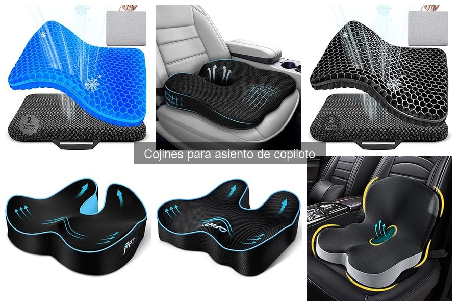 Comparativa: Cojines de Gel vs Espuma para Asiento de Copiloto
