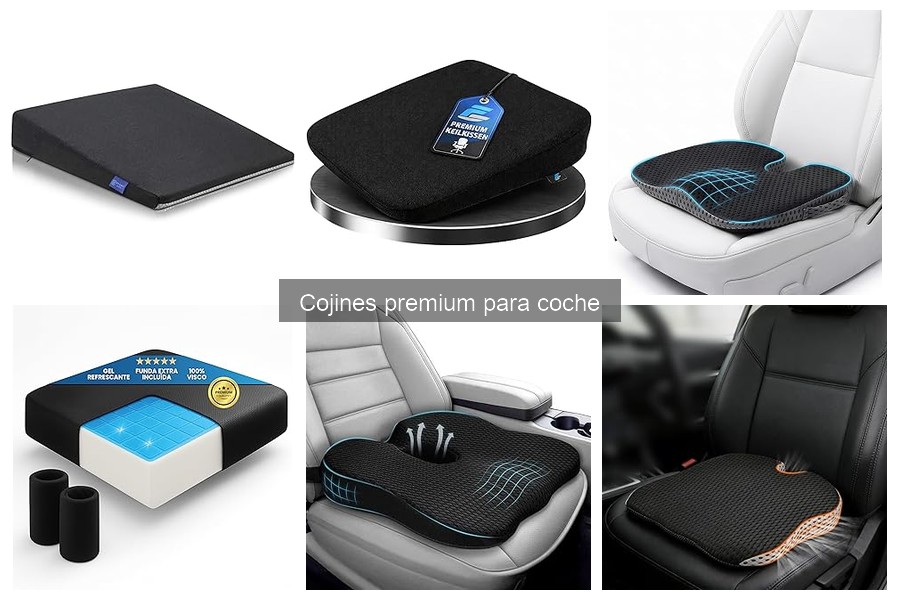 Comparativa: Cojines Premium vs Estándar para Coche