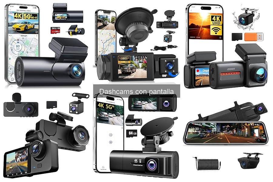 ** Comparativa: Dashcams con pantalla vs sin pantalla