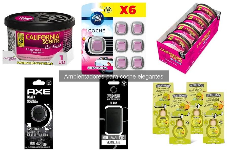 Comparativa de Ambientadores Elegantes para Coche