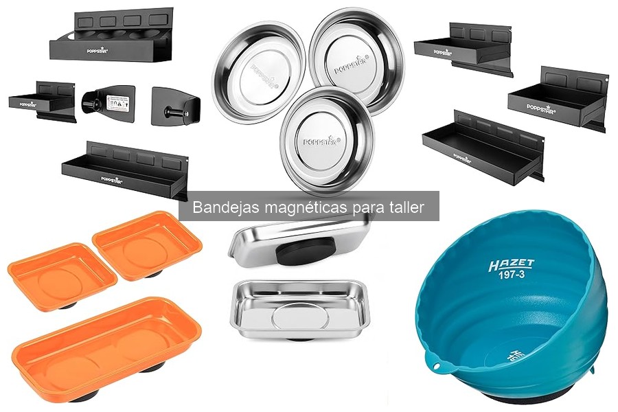 Comparativa de bandejas magnéticas: plástico vs metal