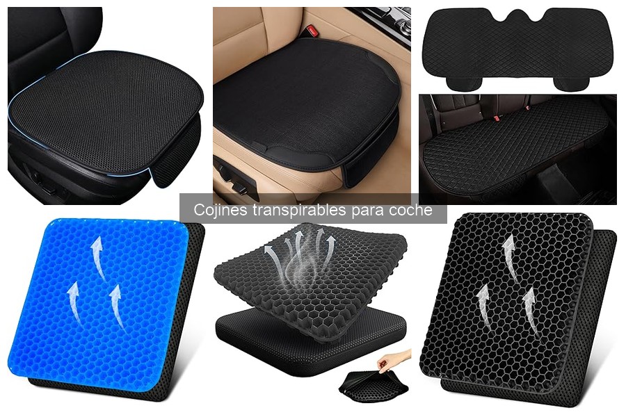 Comparativa de cojines transpirables para coche: Marcas y precios
