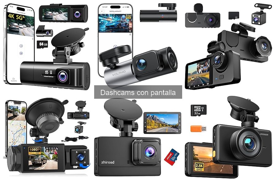 Comparativa de Dashcams con Pantalla: Marcas Populares