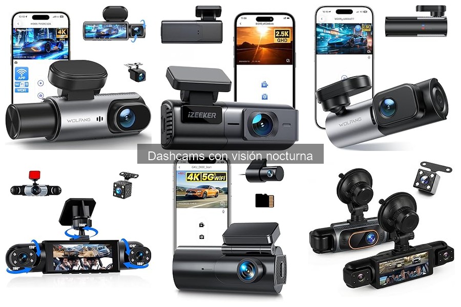 Comparativa de Dashcams con Visión Nocturna: Mejores Opciones