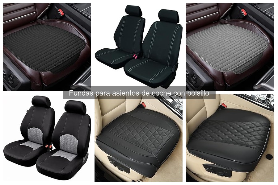 Comparativa de fundas para asientos de coche con bolsillo