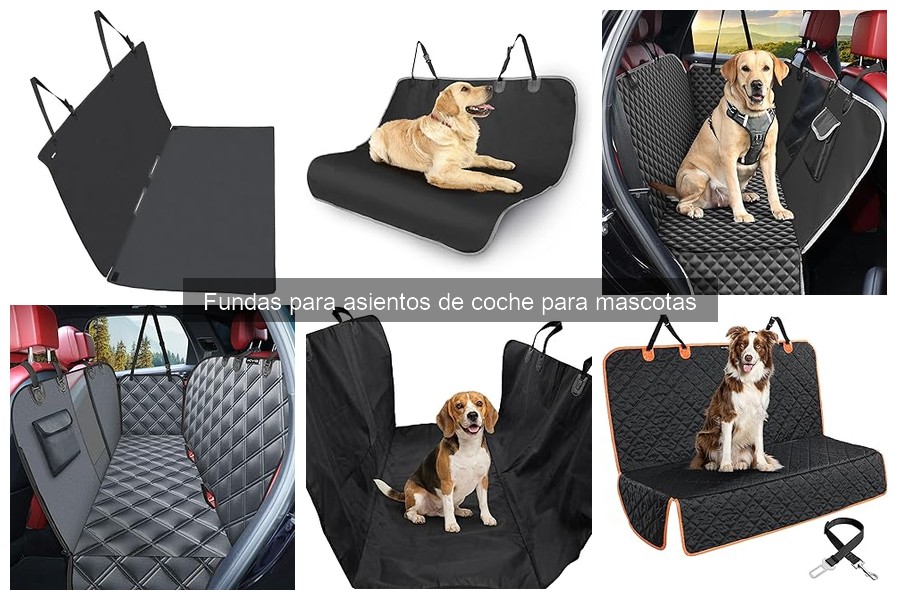 ** Comparativa de fundas y mantas para asientos de coche para mascotas