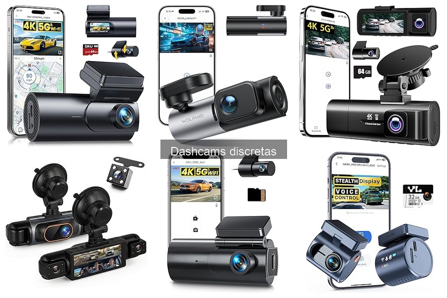 Comparativa de las Mejores Dashcams Discretas del Mercado