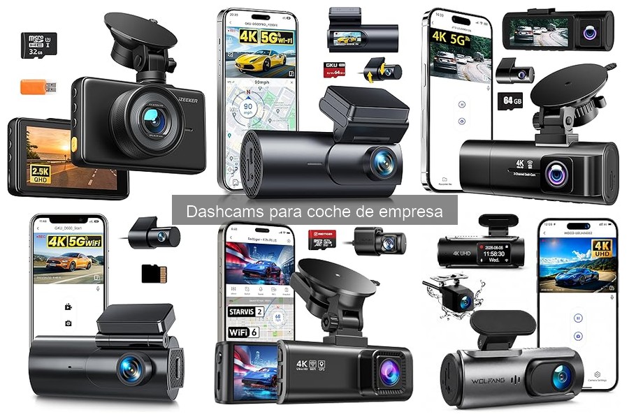 Comparativa de las Mejores Dashcams para Coche de Empresa