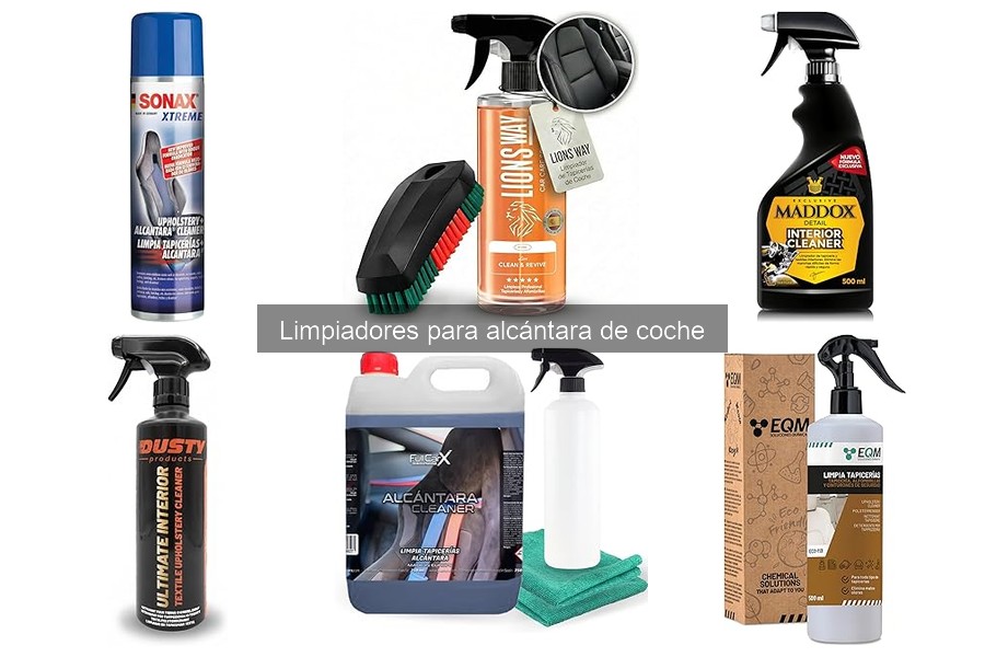 Comparativa de Limpiadores de Alcántara para Tu Coche