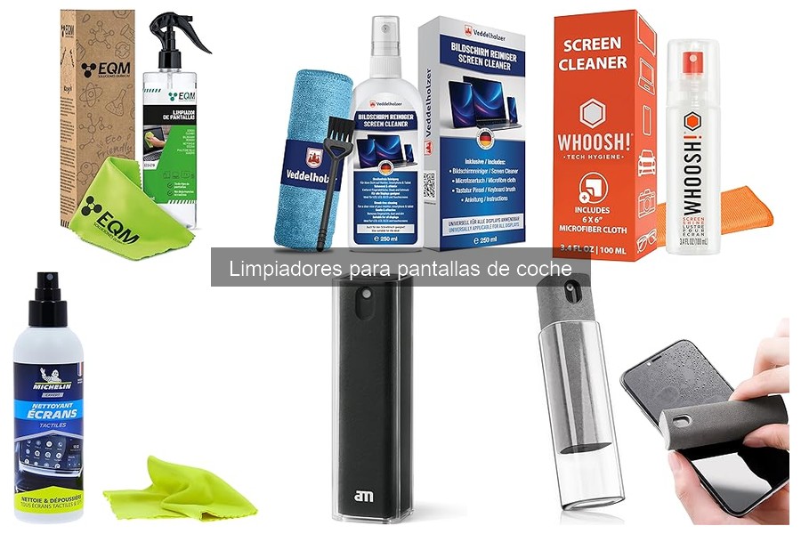 Comparativa de Limpiadores para Pantallas de Coche