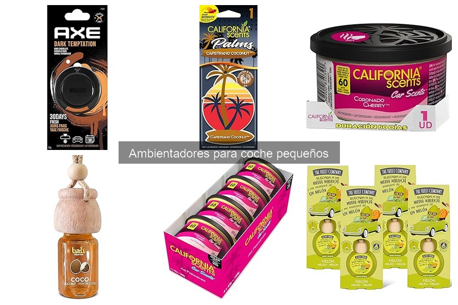 Comparativa de los Mejores Ambientadores Pequeños para Coche