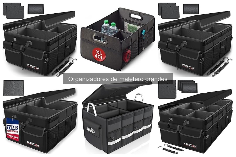 Comparativa de los mejores organizadores de maletero grandes