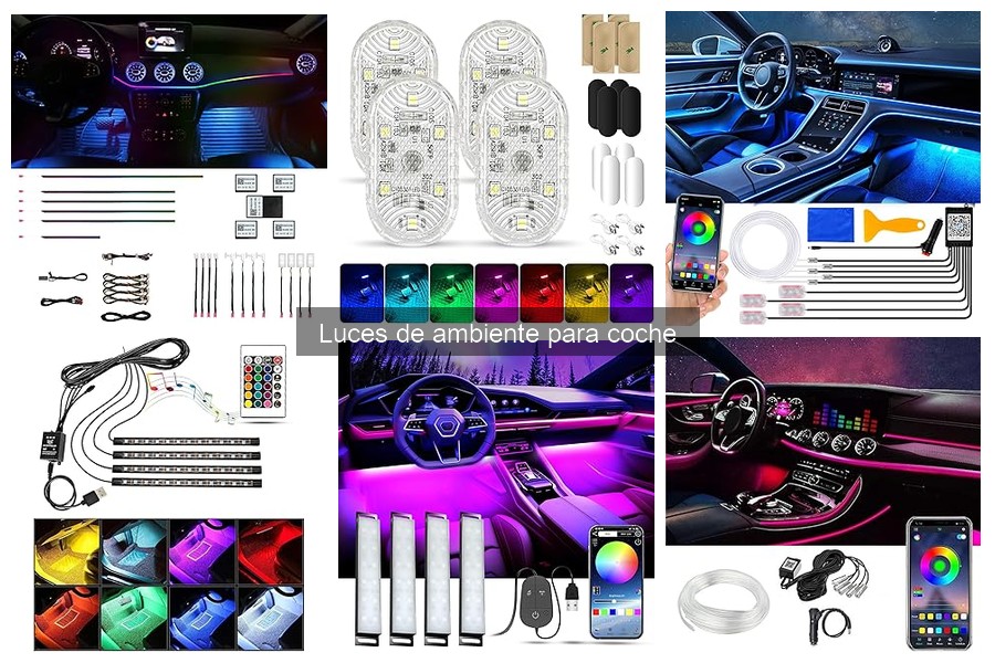 Comparativa de Luces de Ambiente para Coche: Mejores Marcas
