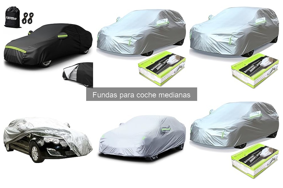 Comparativa de materiales para fundas de coche medianas