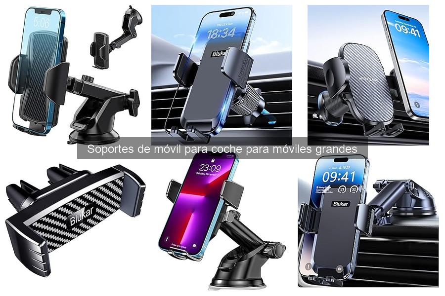 Comparativa de mejores soportes de móvil para coche