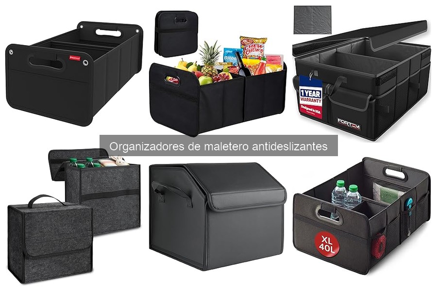 Comparativa de organizadores de maletero antideslizantes