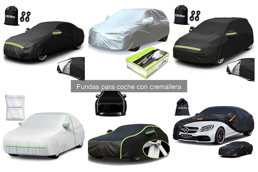 Comparativa de precios de fundas para coche con cremallera
