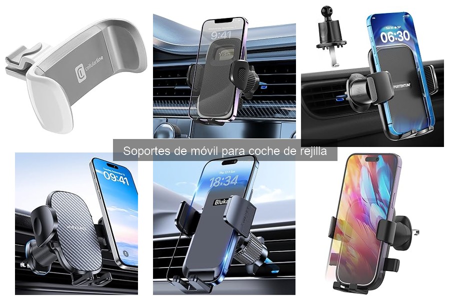 Comparativa de precios: Soportes de móvil para coche de rejilla