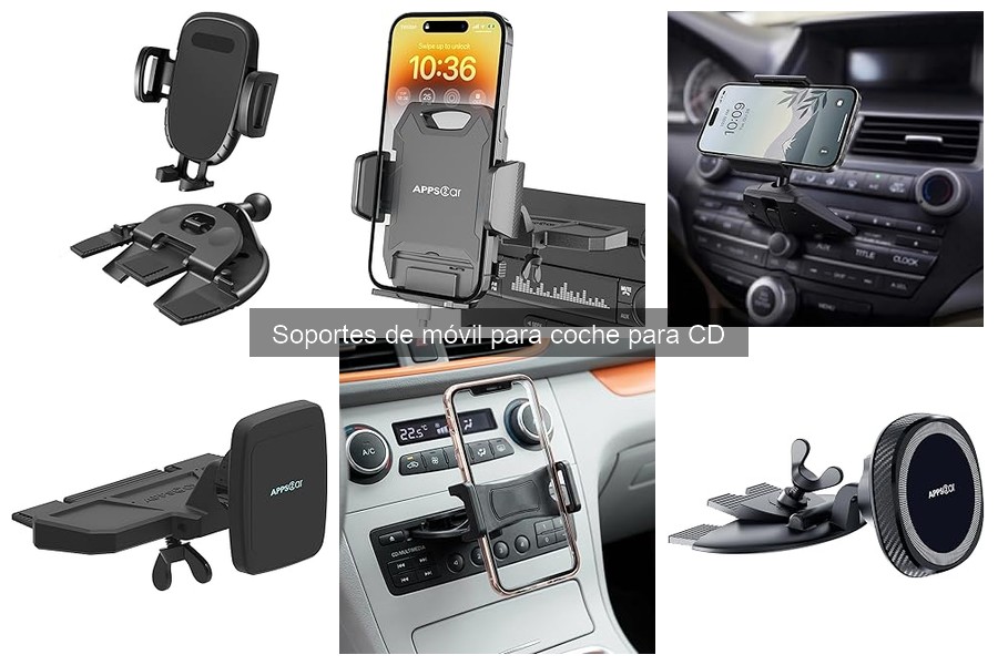 Comparativa de Soportes Móvil para Coche: CD vs Otros Tipos