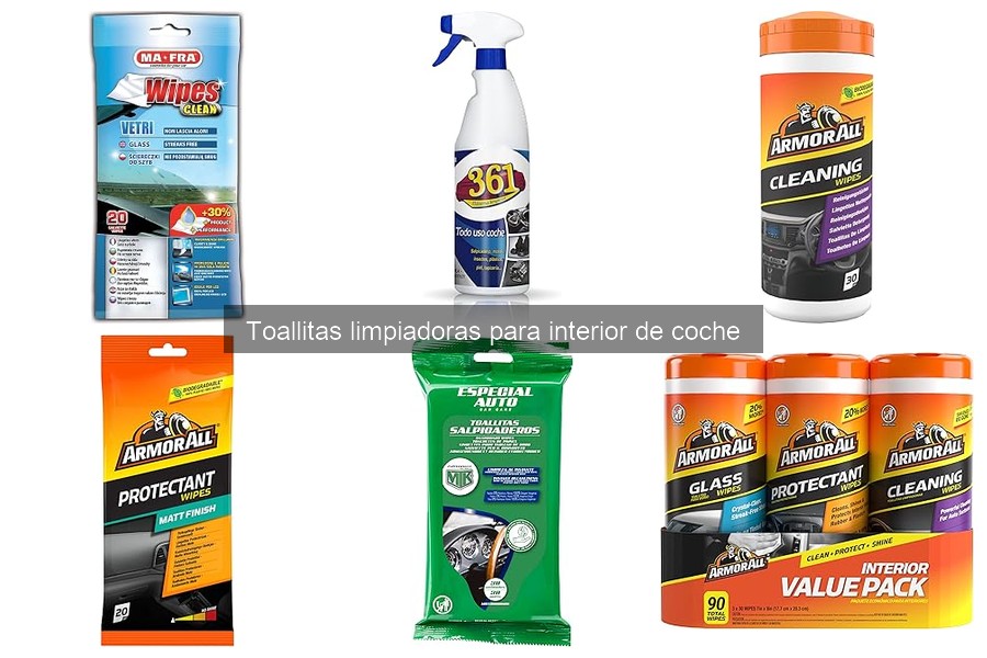Comparativa de Toallitas Limpiadoras para Interior de Coche