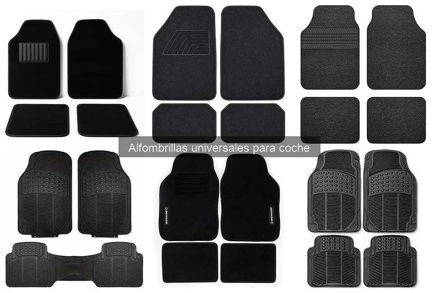 Comparativa entre alfombrillas universales y específicas para coche