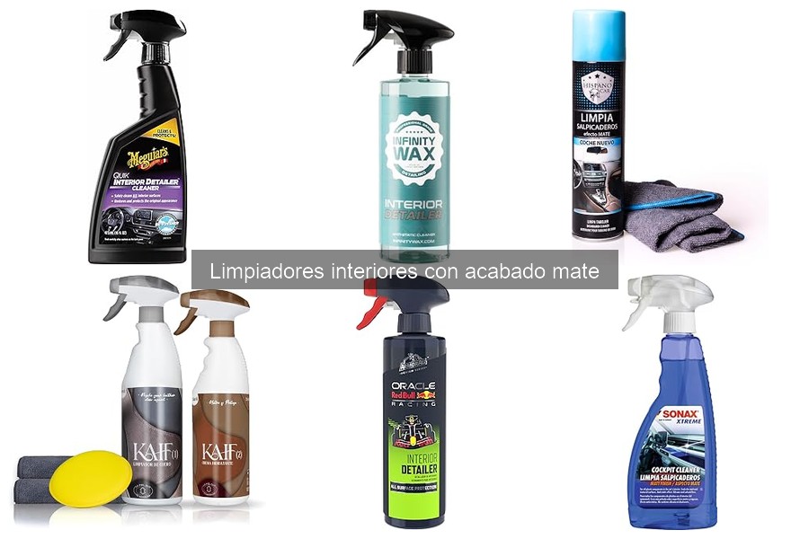 Comparativa: Limpiadores Interiores Mate vs. Brillantes